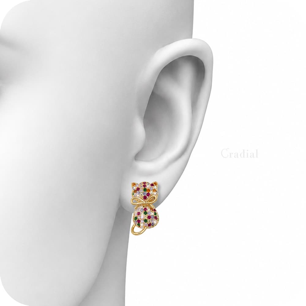 Belladonna Cat Earrings