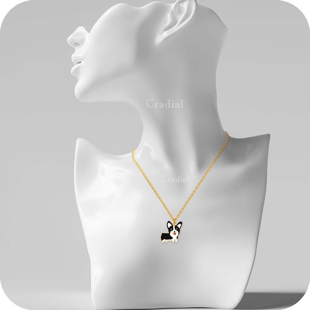 Black Dog Long Necklace
