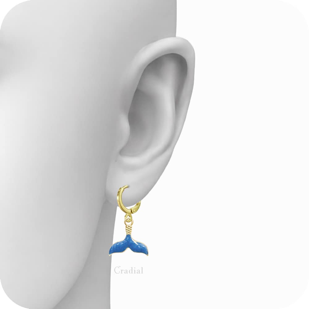 Blue Aureal Earrings