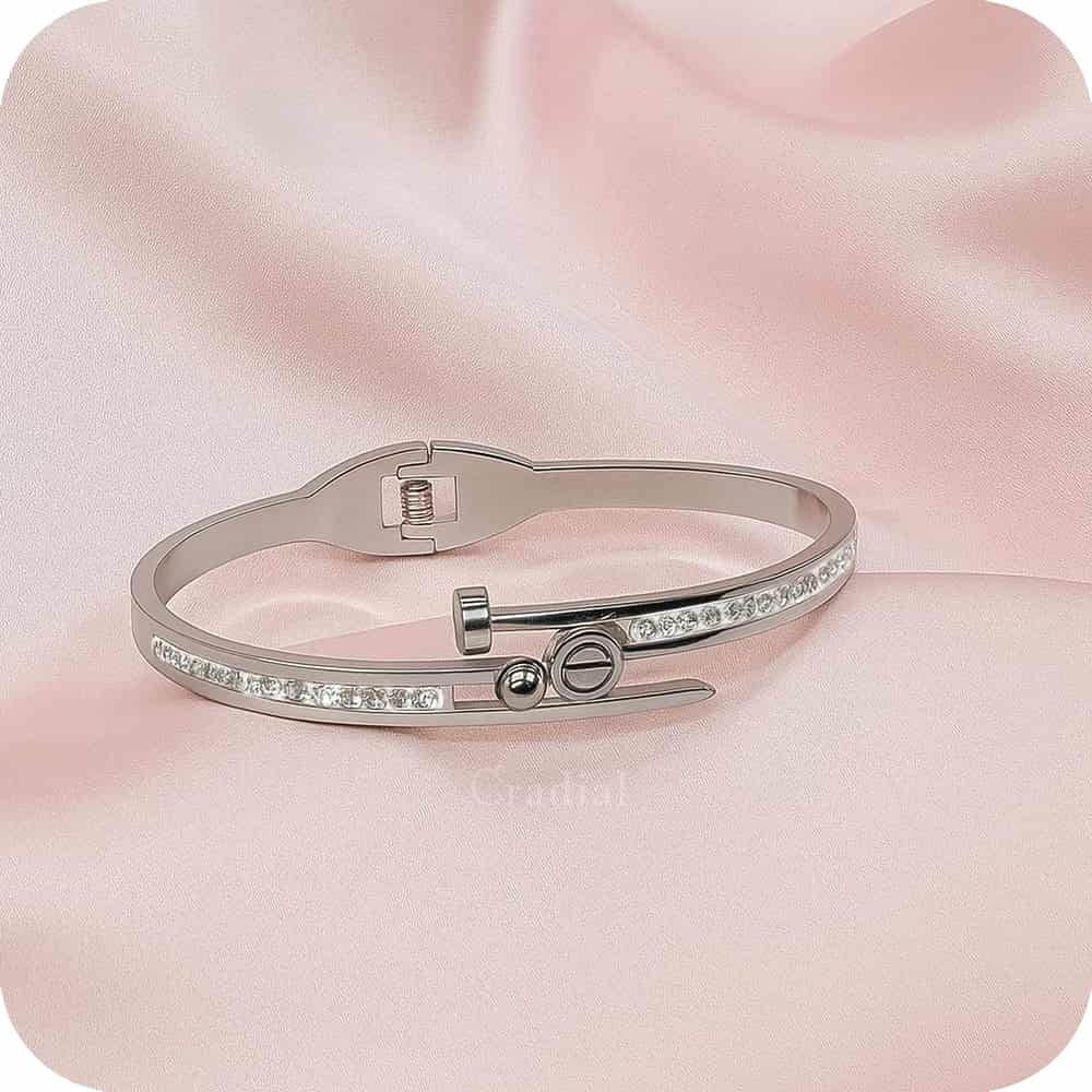 Boltin Silver Bangle