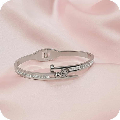 Boltin Silver Bangle
