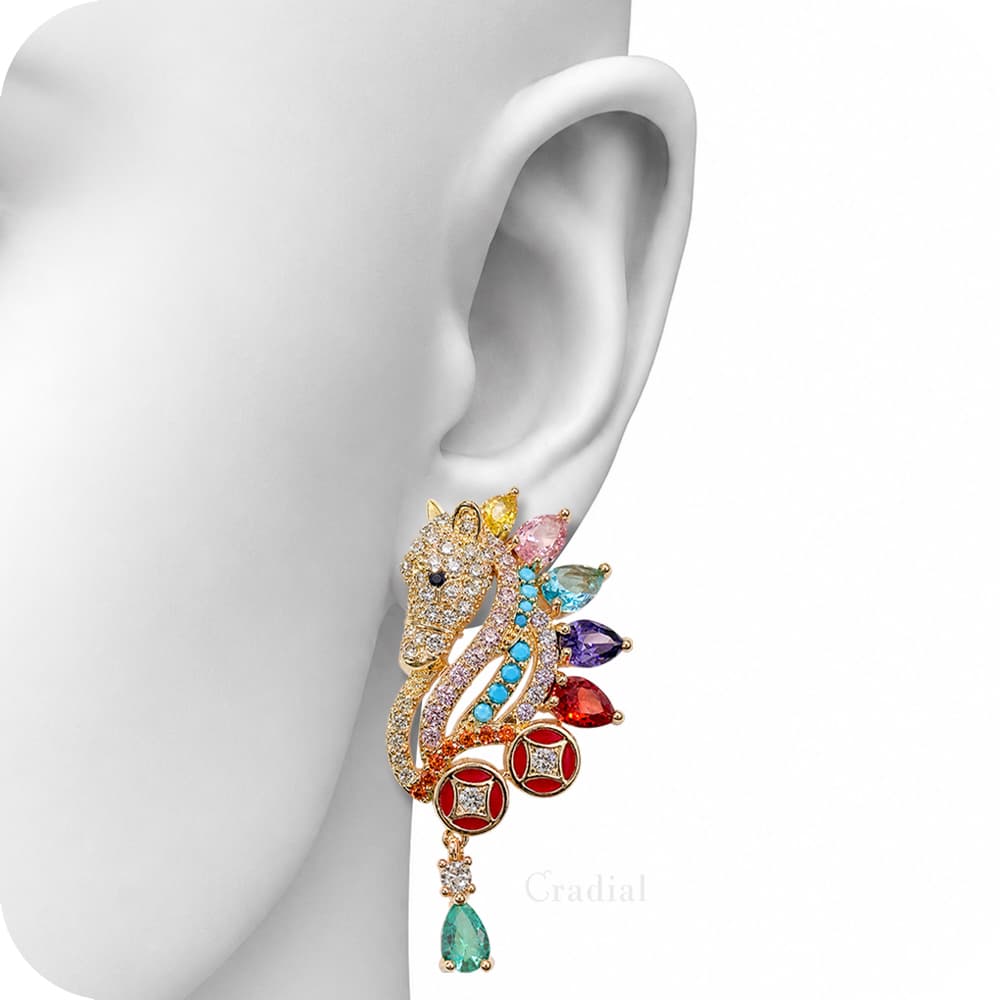 Cavalier Éclat Earrings