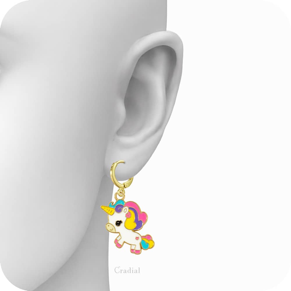 Chibi Unicorn Earrings