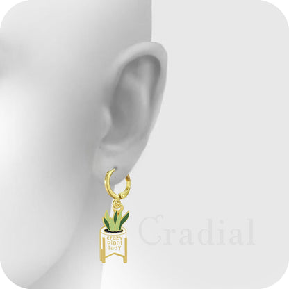 Crazy Plant Lady Earrings