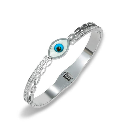 Eyezell Silver Bangle