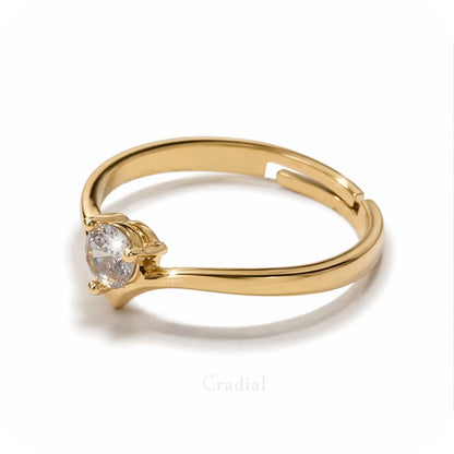 Gold Nest Adjustable Ring
