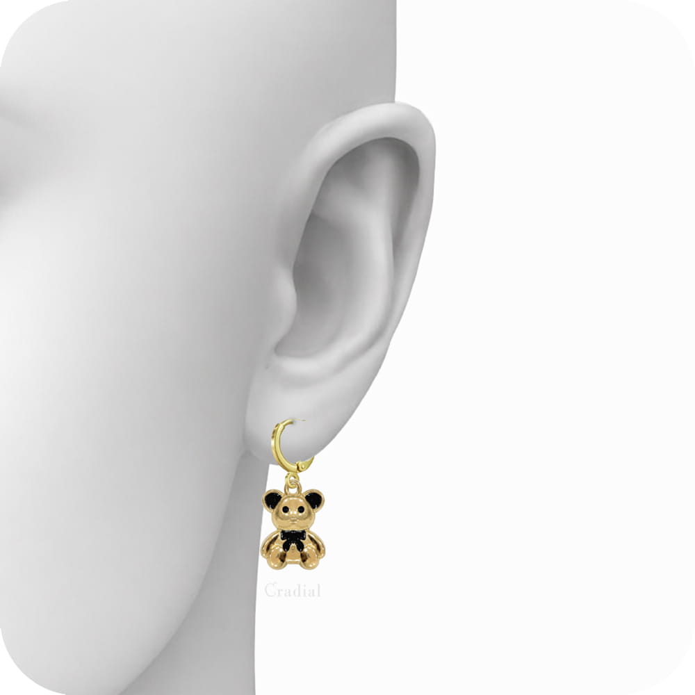 Gold Teddy Earrings