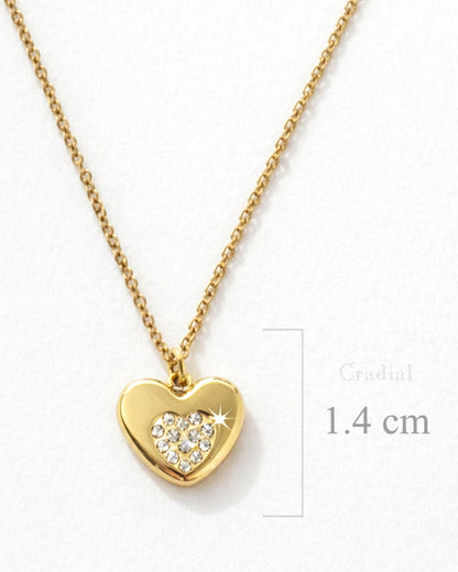 Heart With Gems Necklace