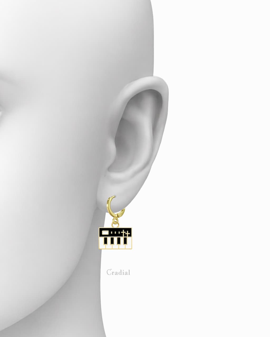 Keyboard Earrings