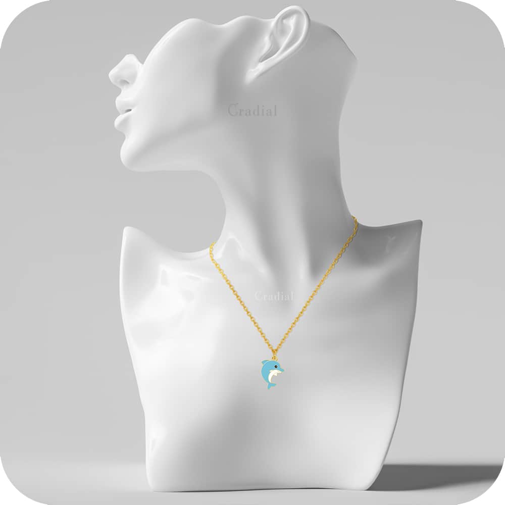 Blue Dolphin Necklace