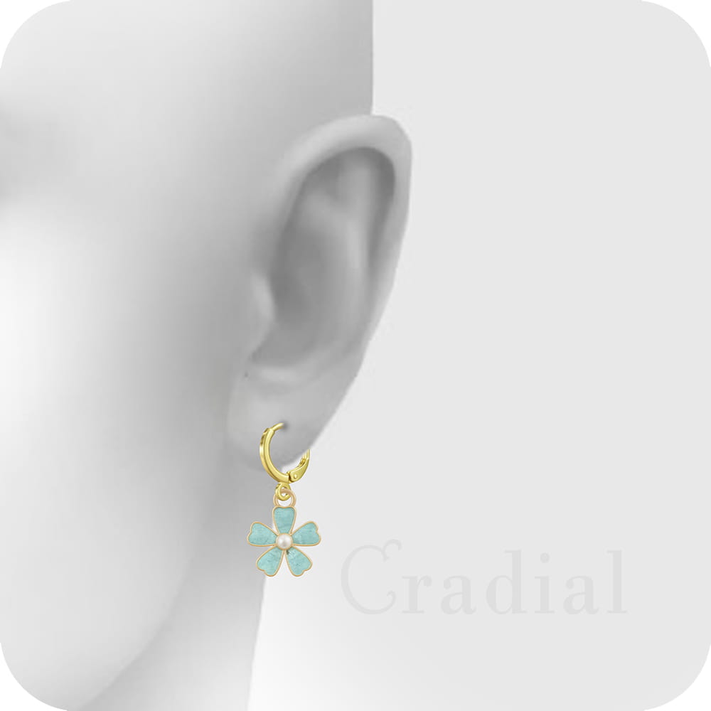 Blue Pearlette Earrings