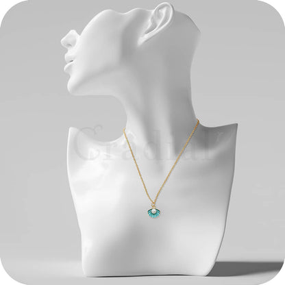 Blue Shell Necklace