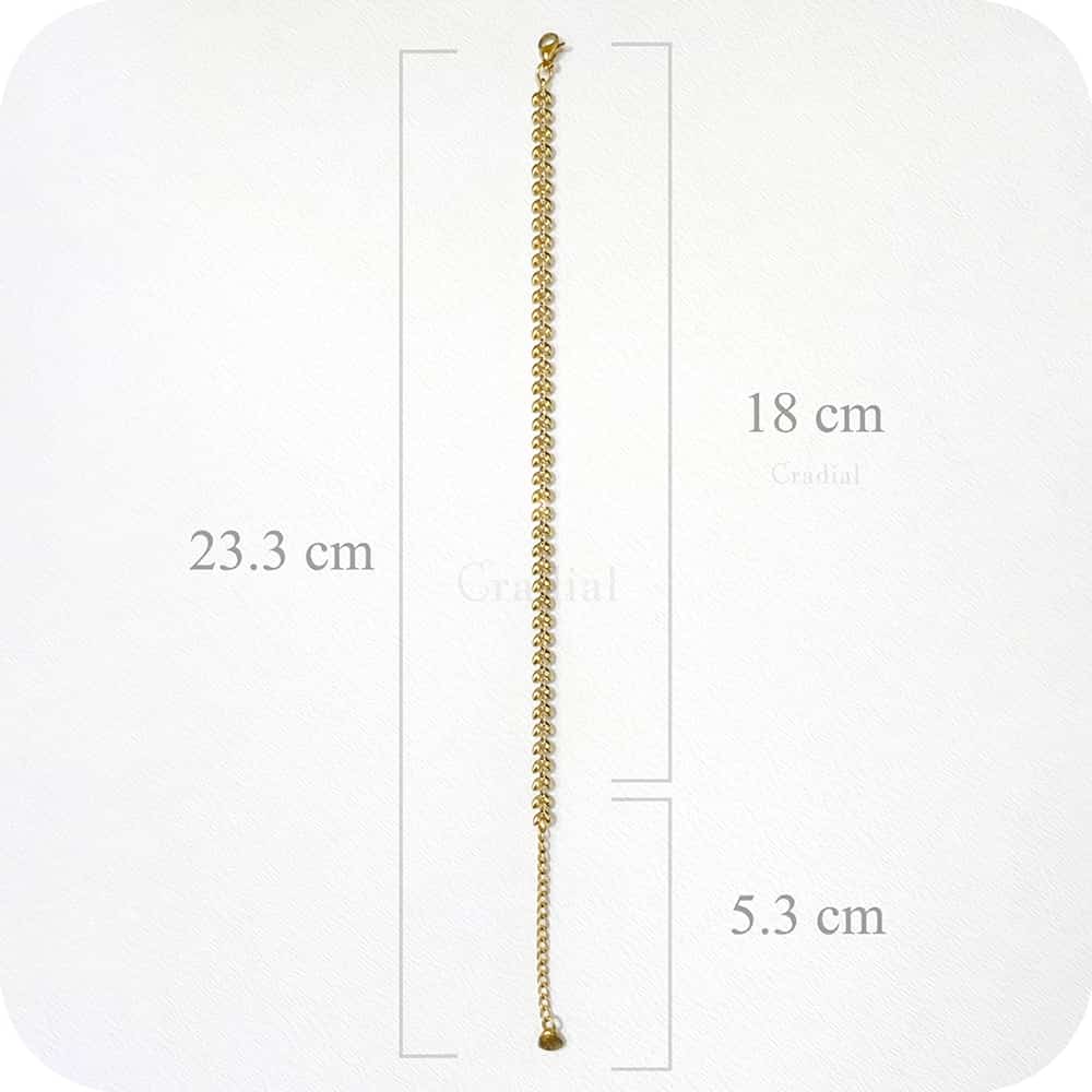 Gold Vine Link Bracelet