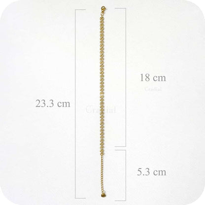 Gold Vine Link Bracelet