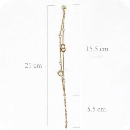Heart & Layer Bracelet