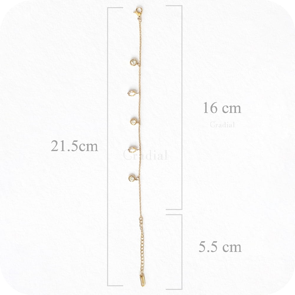 Pear Drops Bracelet