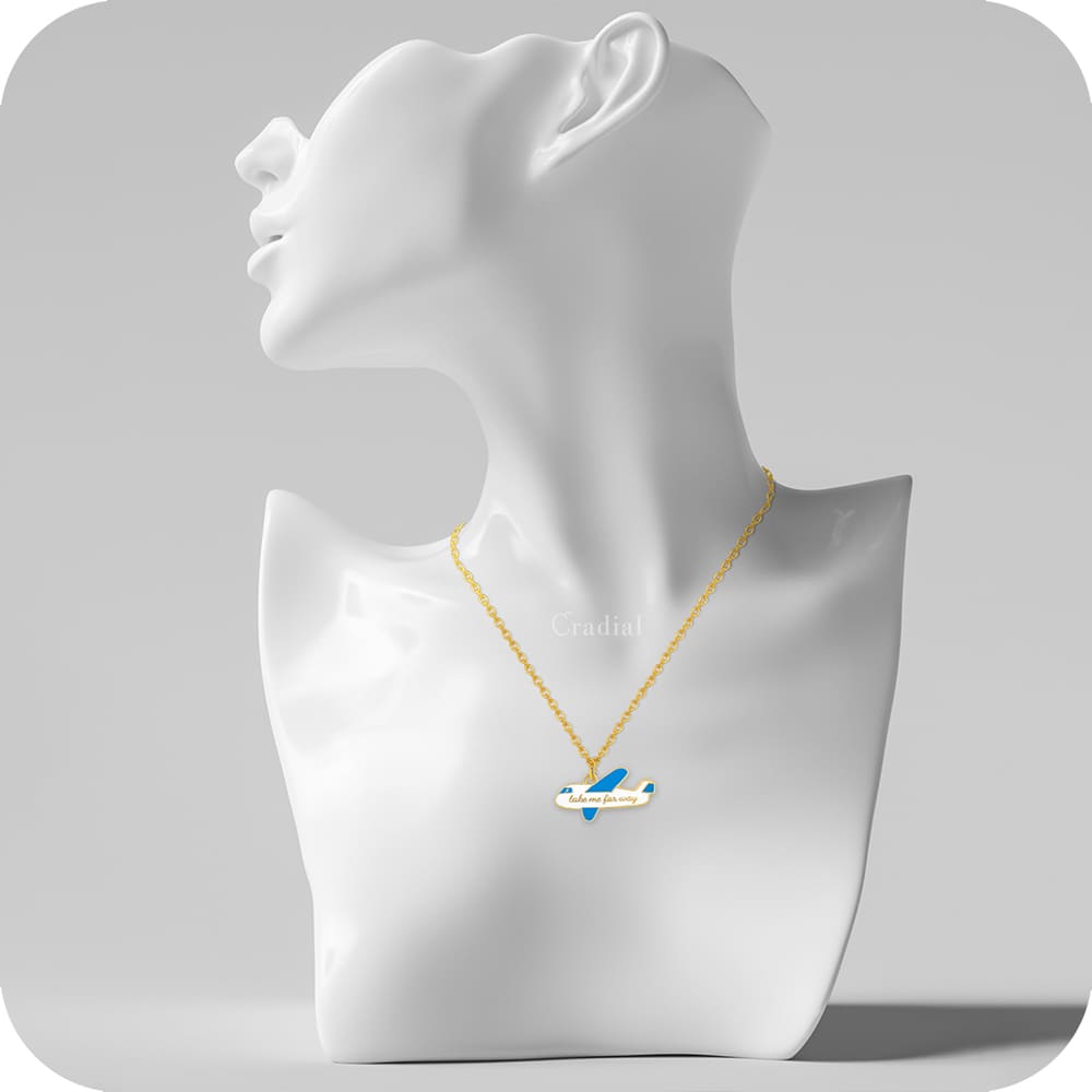 Plane Necklace