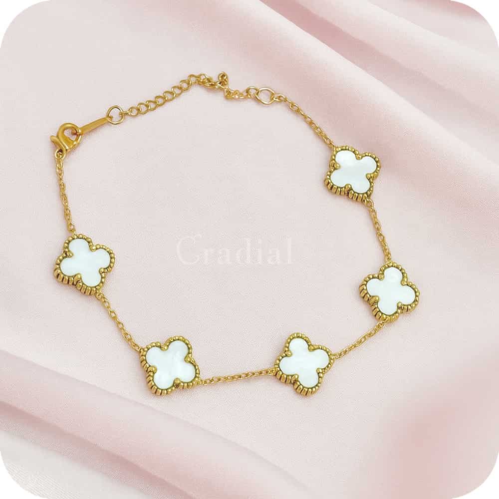 White Clover Bracelet