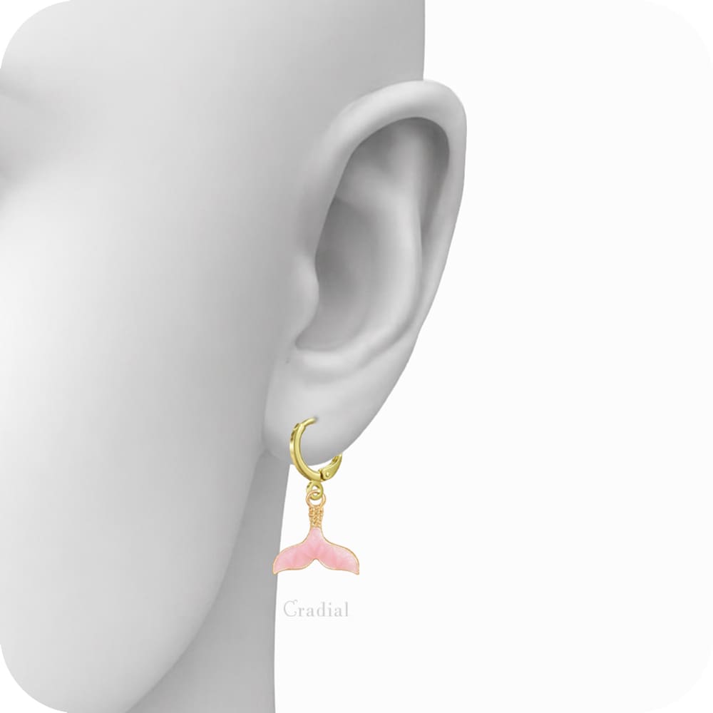 Pink Aureal Earrings