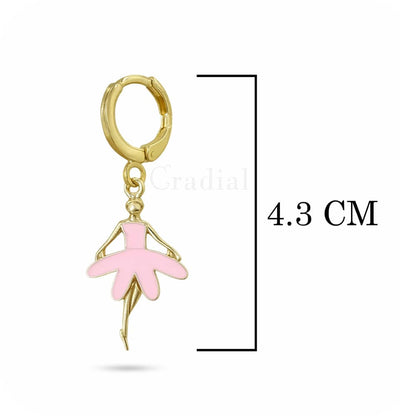 Pink Ballerina Earrings