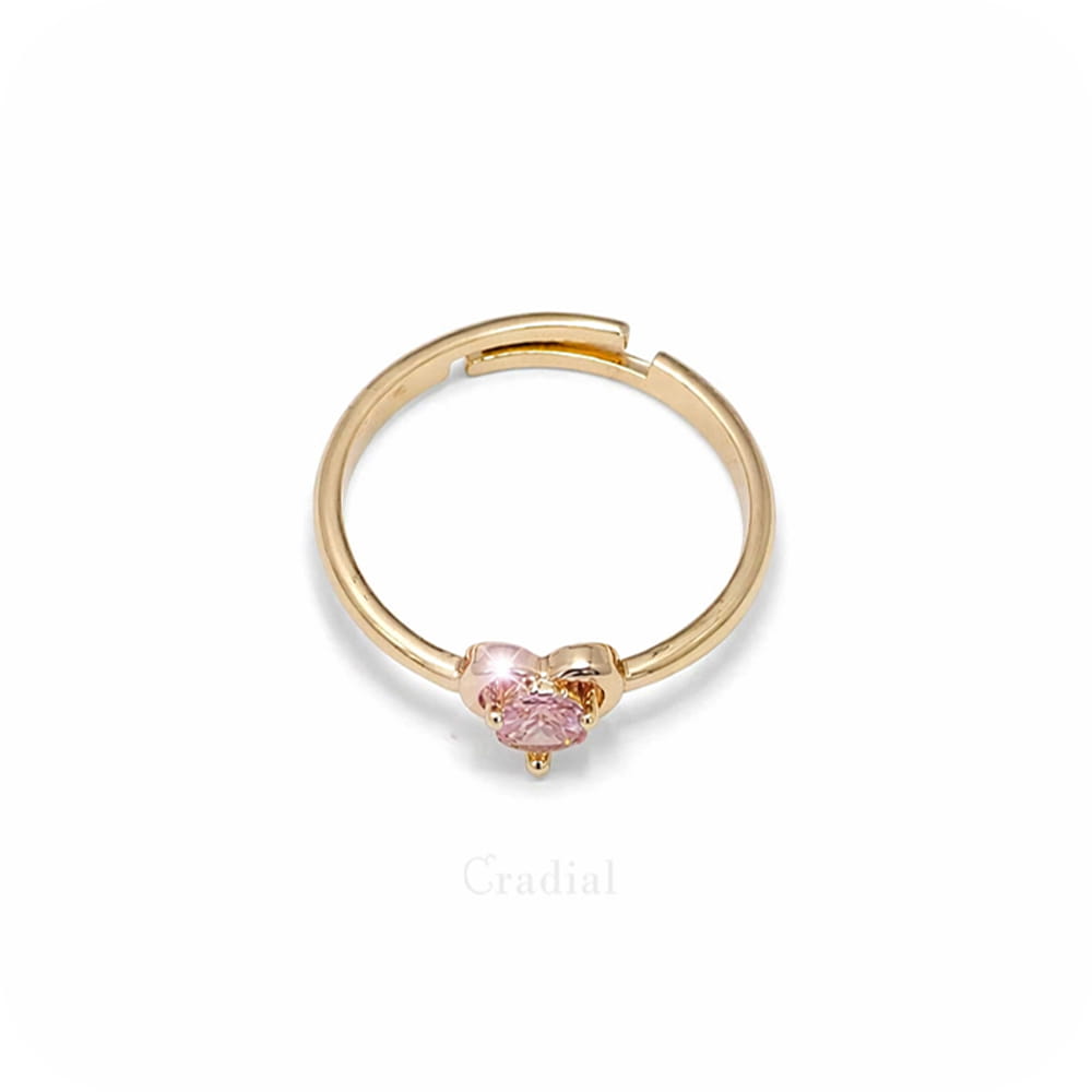 The Pink Love Adjustable Ring
