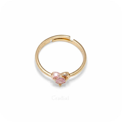 The Pink Love Adjustable Ring
