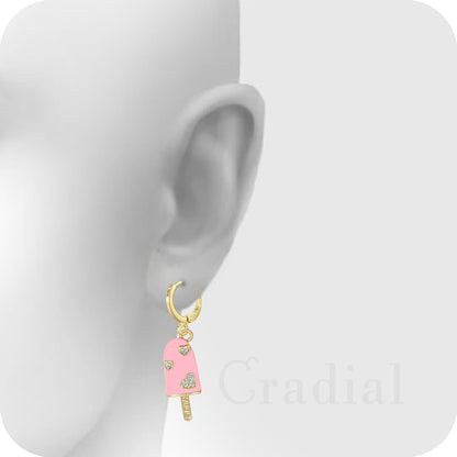 Pink Popsicle Earrings