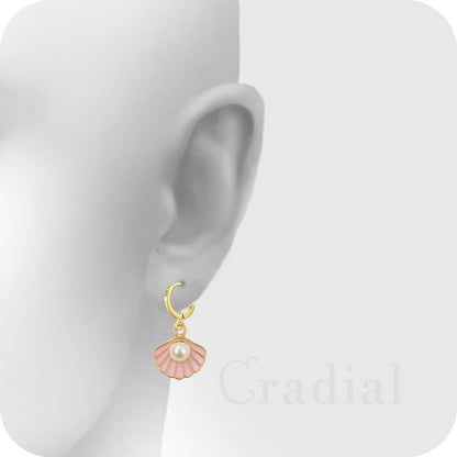 Pink Shell Earrings