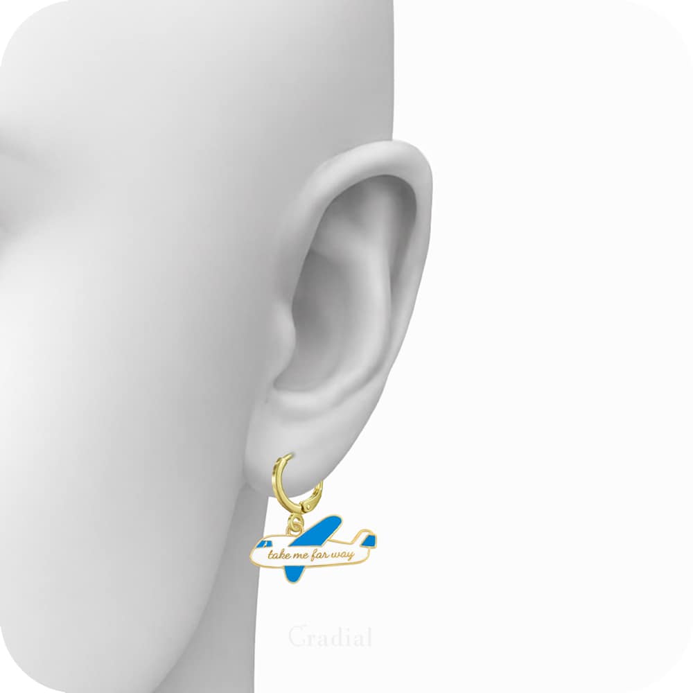 Plane Earrings