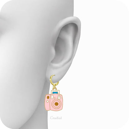 Polaroid Camera Earrings