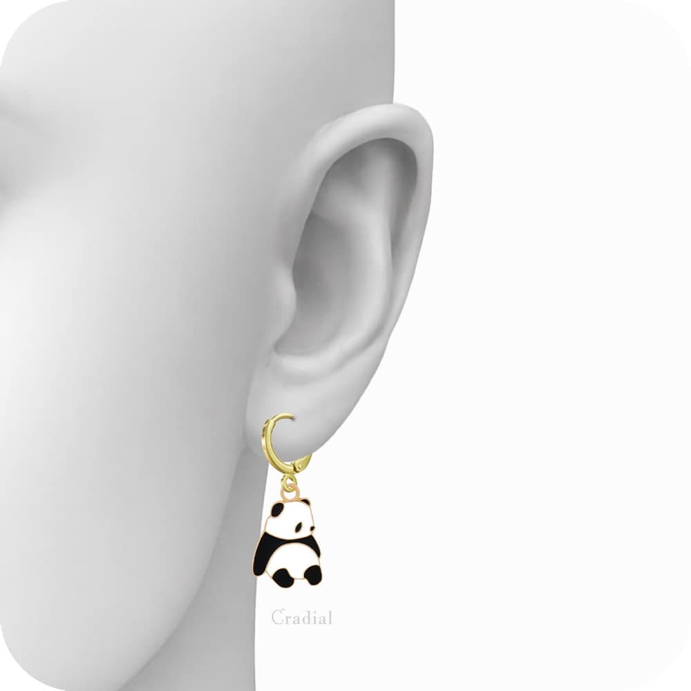Sitting Panda Earrings