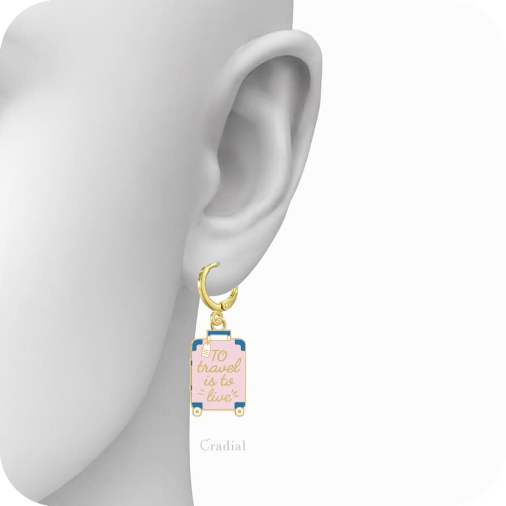 Suitcase Earrings