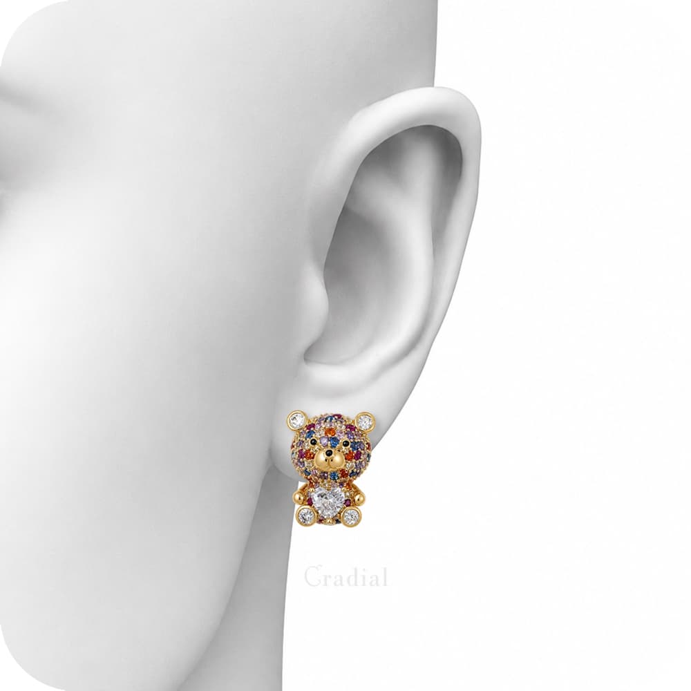 Valentino Teddy Earrings