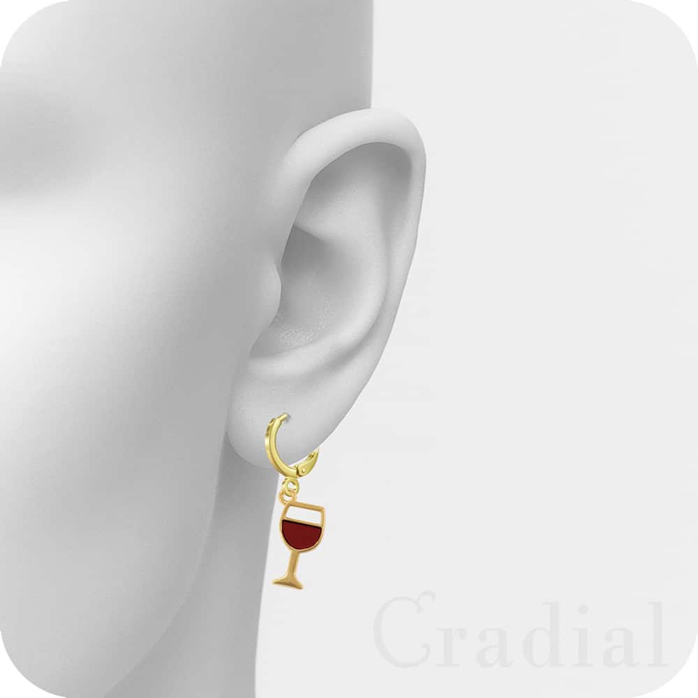 Wine Glass Earrings