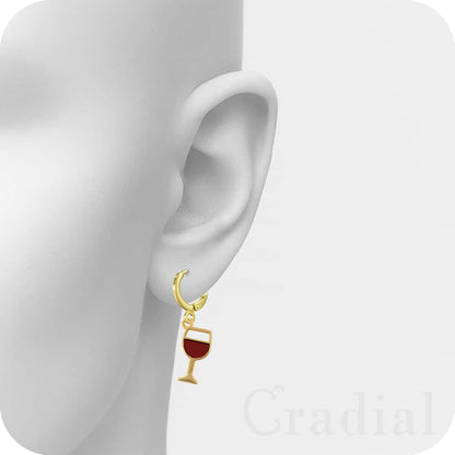 Wine Glass Earrings