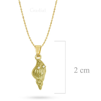 Gold Shell Necklace
