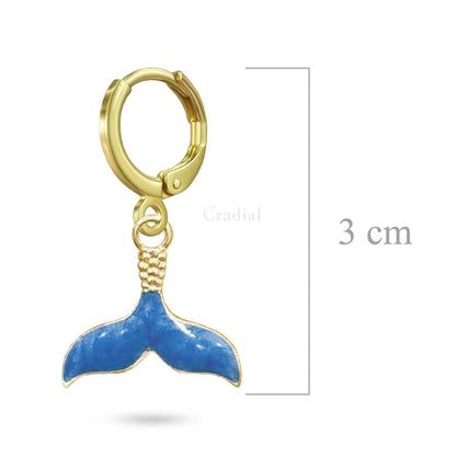 Blue Aureal Earrings