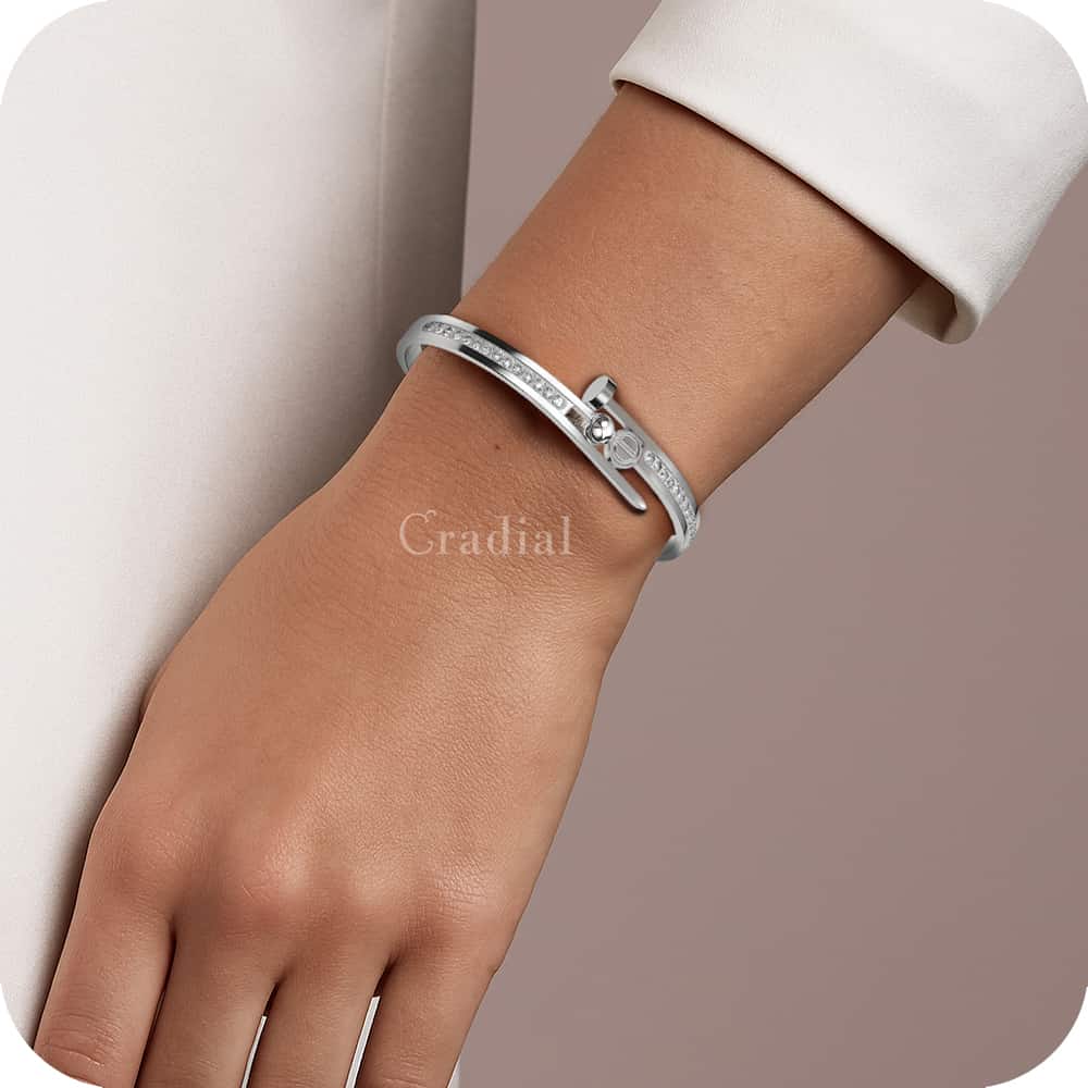 Boltin Silver Bangle