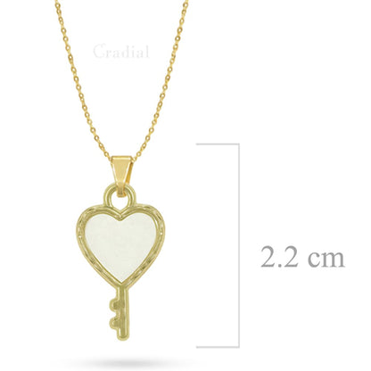 Heart Key Necklace