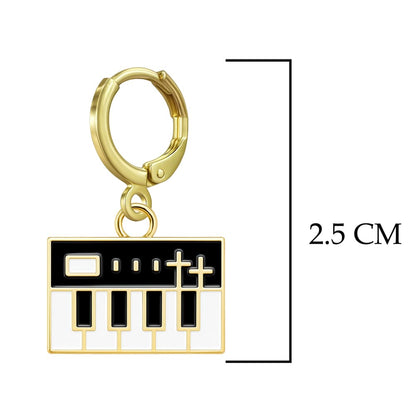 Keyboard Earrings