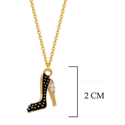 Black Heel Necklace