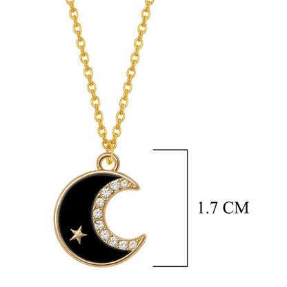 Black Moon Necklace