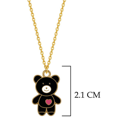 Black Teddy Necklace