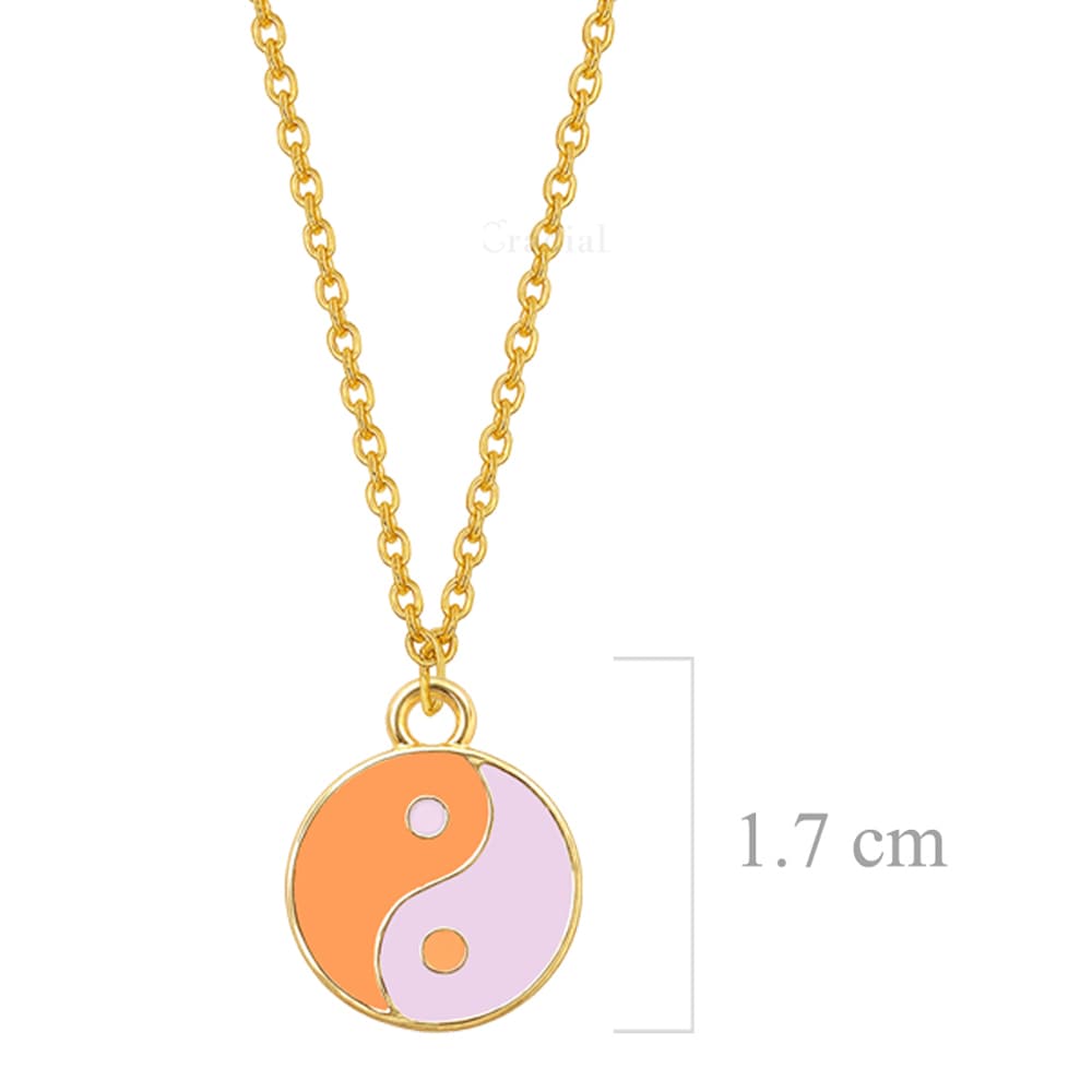 Blush Yin Yang Necklace