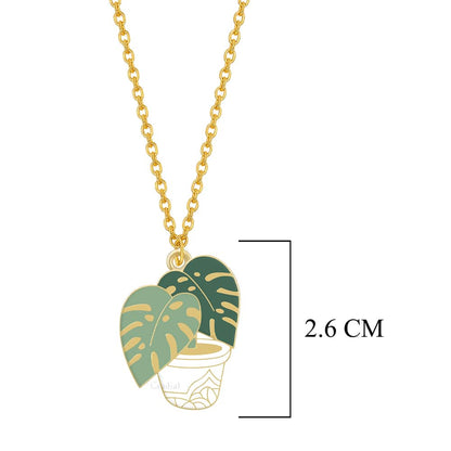 Elephant Plant Necklace