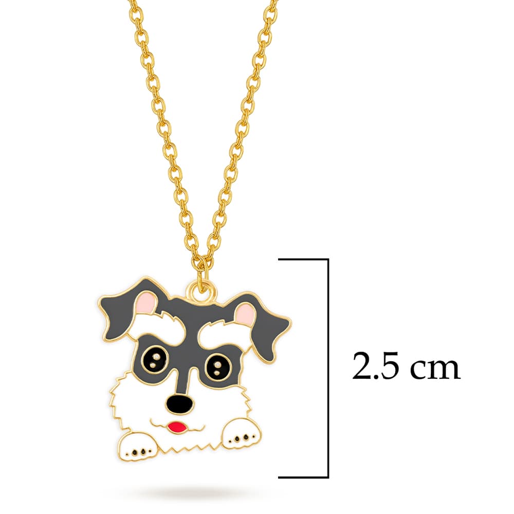 Grey Dog Necklace