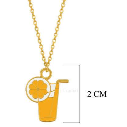 Orange Juice Necklace