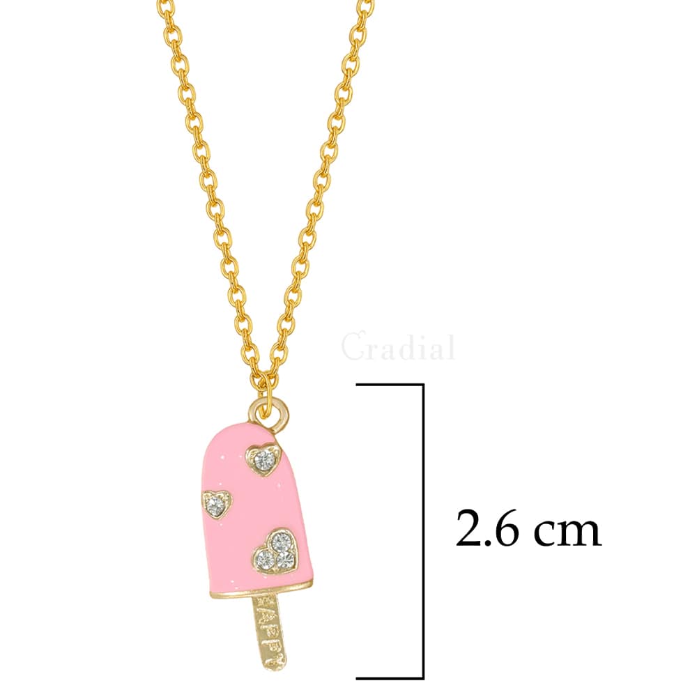 Pink Popsicle Necklace