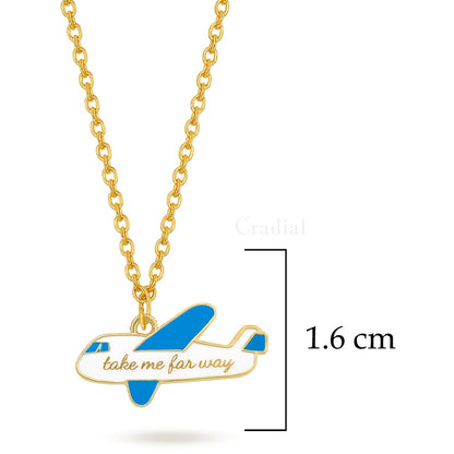Plane Necklace