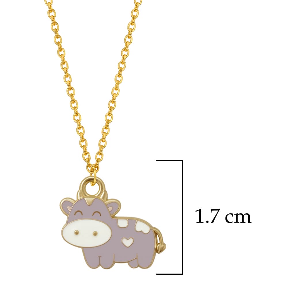 Purple Cow Necklace